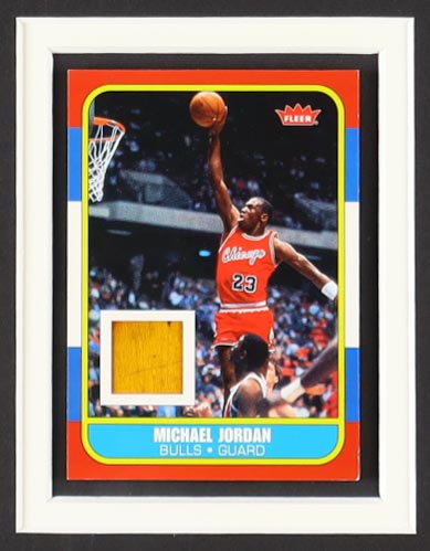 Michael Jordan & Kobe Bryant Game Used Floor Custom Framed Trading Card Display at PristineAuction.com Michael Jordan & Kobe Bryant Game Used Floor Custom Framed Trading Card Display at PristineAuction.com