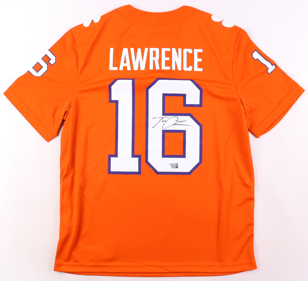Trevor Lawrence Signed Clemson Tigers Jersey (Fanatics) at PristineAuction.com Trevor Lawrence Signed Clemson Tigers Jersey (Fanatics) at PristineAuction.com