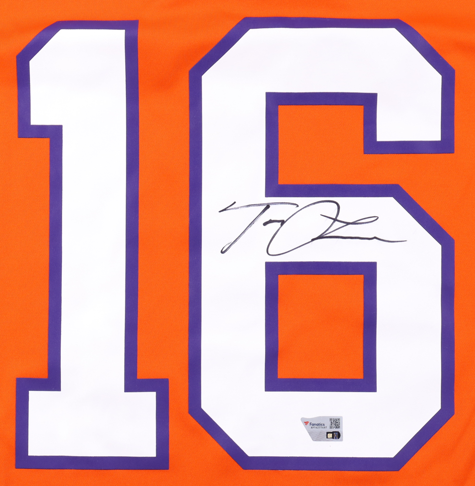 Trevor Lawrence Signed Clemson Tigers Jersey (Fanatics) at PristineAuction.com Trevor Lawrence Signed Clemson Tigers Jersey (Fanatics) at PristineAuction.com