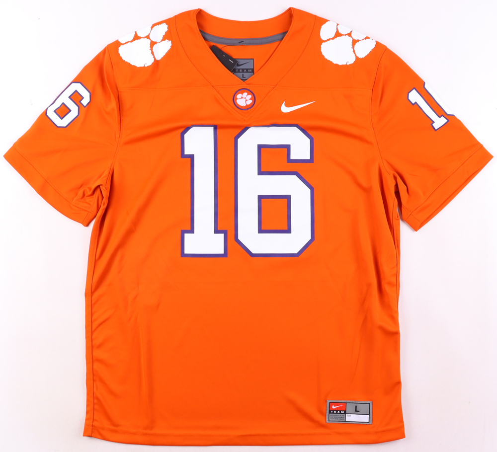 Trevor Lawrence Signed Clemson Tigers Jersey (Fanatics) at PristineAuction.com Trevor Lawrence Signed Clemson Tigers Jersey (Fanatics) at PristineAuction.com