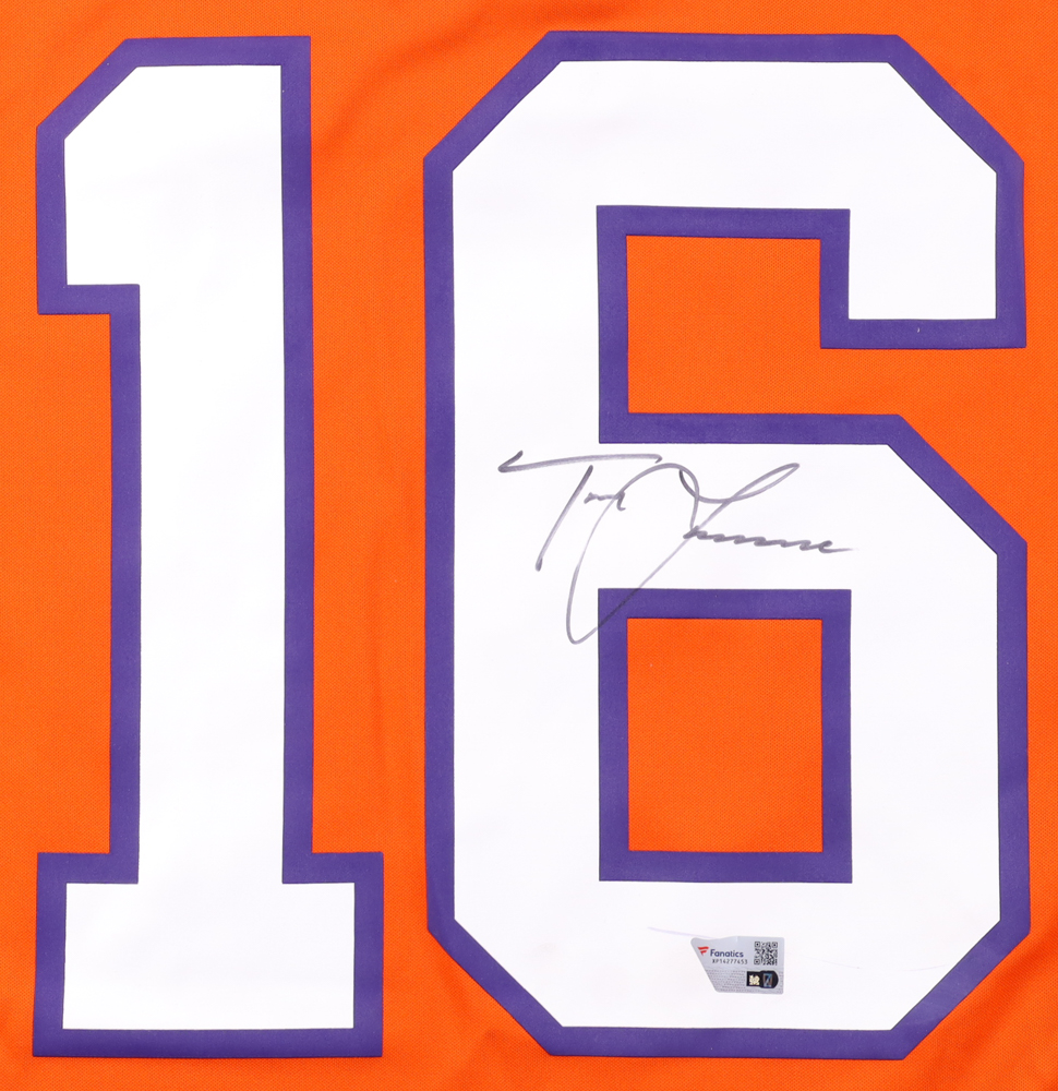Trevor Lawrence Signed Clemson Tigers Jersey (Fanatics) at PristineAuction.com Trevor Lawrence Signed Clemson Tigers Jersey (Fanatics) at PristineAuction.com