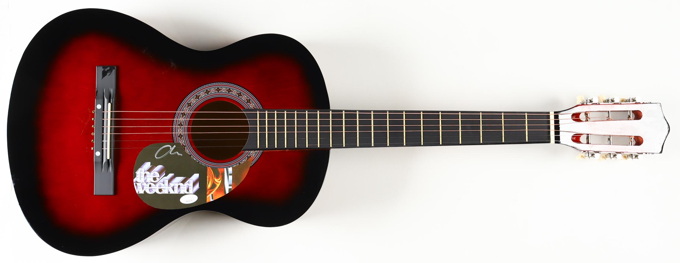 The Weeknd Signed Custom 39" Acoustic Guitar (JSA) at PristineAuction.com The Weeknd Signed Custom 39" Acoustic Guitar (JSA) at PristineAuction.com