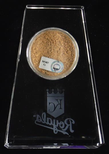 Authentic Royals Crystal Encased 2010 Game-Used Stadium Dirt (MLB) at PristineAuction.com Authentic Royals Crystal Encased 2010 Game-Used Stadium Dirt (MLB) at PristineAuction.com