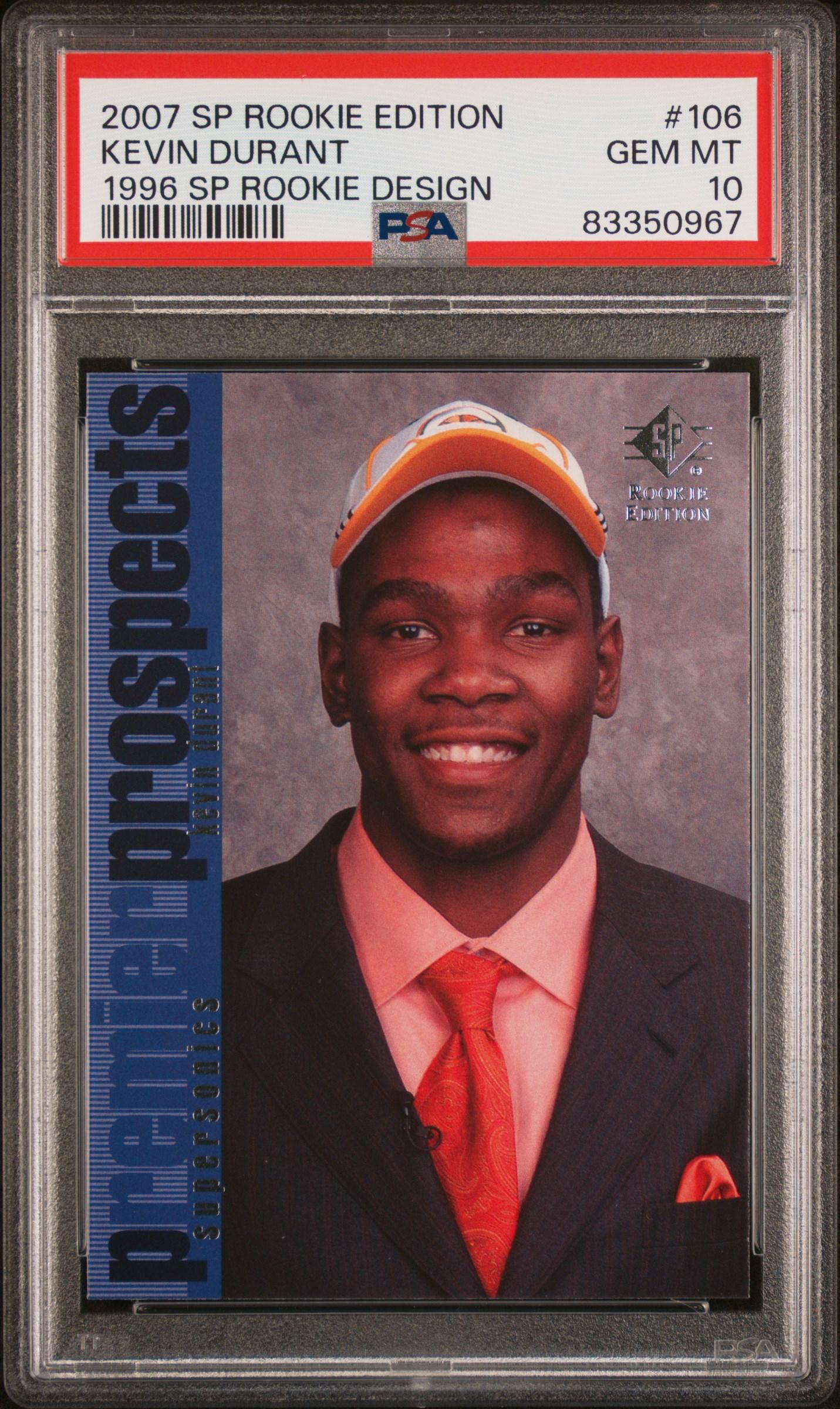 Kevin Durant 2007-08 SP Rookie Edition #106 RC / 96-97 (PSA 10) at PristineAuction.com Kevin Durant 2007-08 SP Rookie Edition #106 RC / 96-97 (PSA 10) at PristineAuction.com