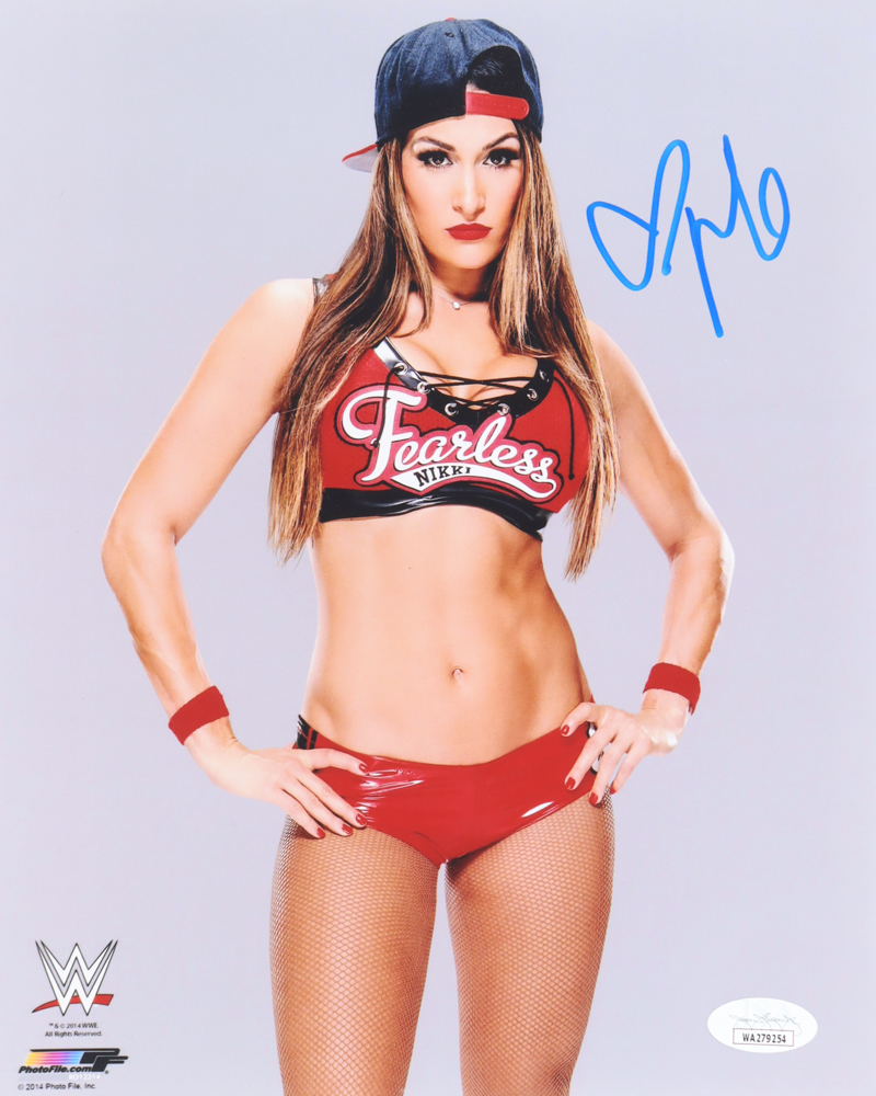 Nikki Bella Signed WWE 8x10 Photo (JSA) at PristineAuction.com Nikki Bella Signed WWE 8x10 Photo (JSA) at PristineAuction.com