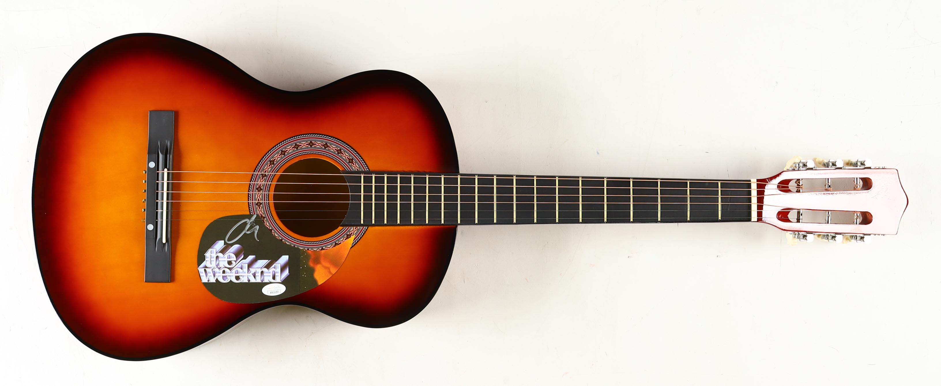 The Weeknd Signed 38" Acoustic Guitar (JSA) at PristineAuction.com The Weeknd Signed 38" Acoustic Guitar (JSA) at PristineAuction.com