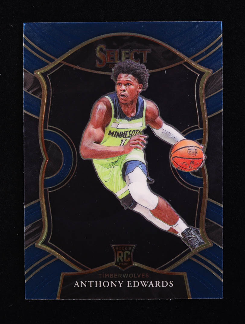 Anthony Edwards 2020-21 Select Blue #61 RC at PristineAuction.com Anthony Edwards 2020-21 Select Blue #61 RC at PristineAuction.com