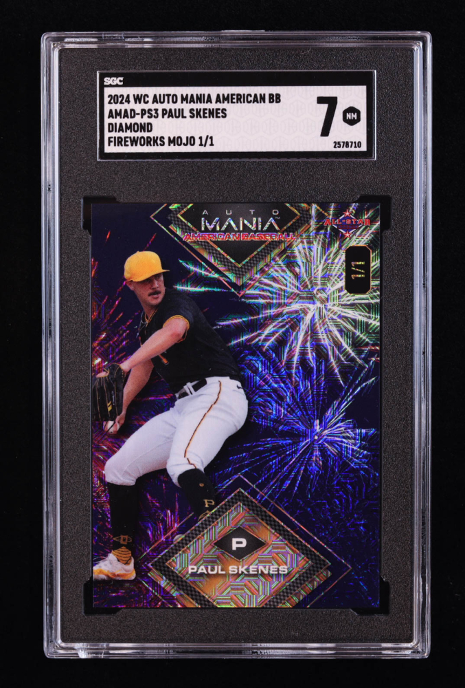 Paul Skenes 2024 Wild Card Auto Mania American Baseball Diamond