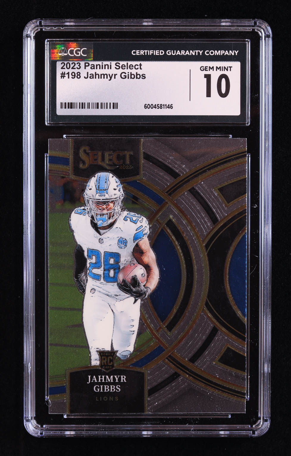 Jahmyr Gibbs 2023 Select #198 RC (CGC 10) at PristineAuction.com Jahmyr Gibbs 2023 Select #198 RC (CGC 10) at PristineAuction.com