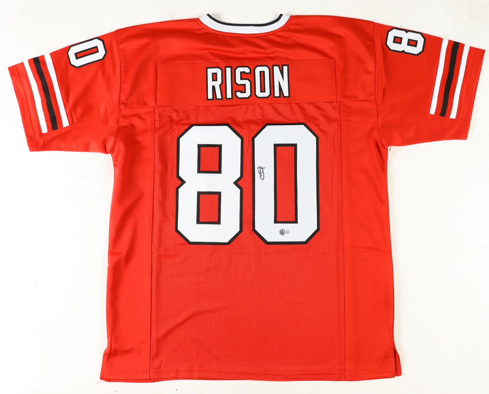 Andre Rison Signed Jersey (Beckett) at PristineAuction.com Andre Rison Signed Jersey (Beckett) at PristineAuction.com