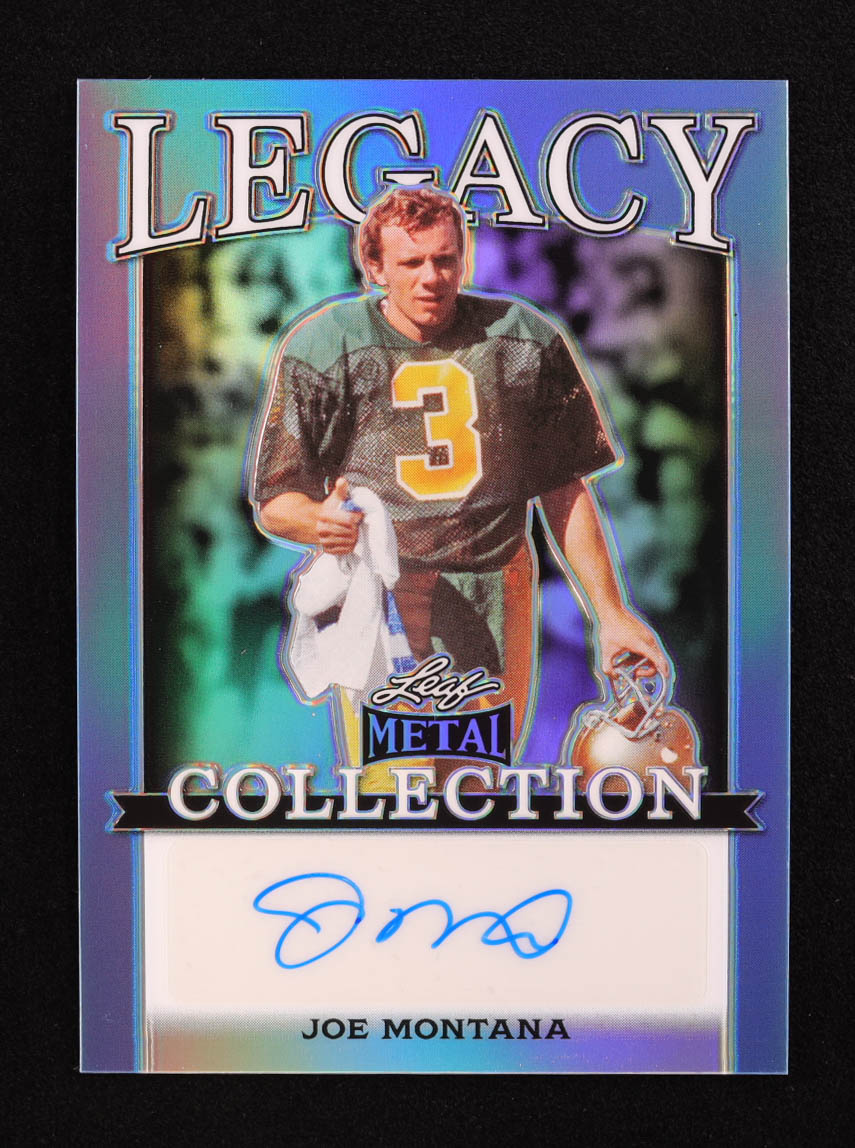 Joe Montana 2024 Leaf Legacy Collection #BA-JM3 Autograph SP Variation #23/25 at PristineAuction.com Joe Montana 2024 Leaf Legacy Collection #BA-JM3 Autograph SP Variation #23/25 at PristineAuction.com