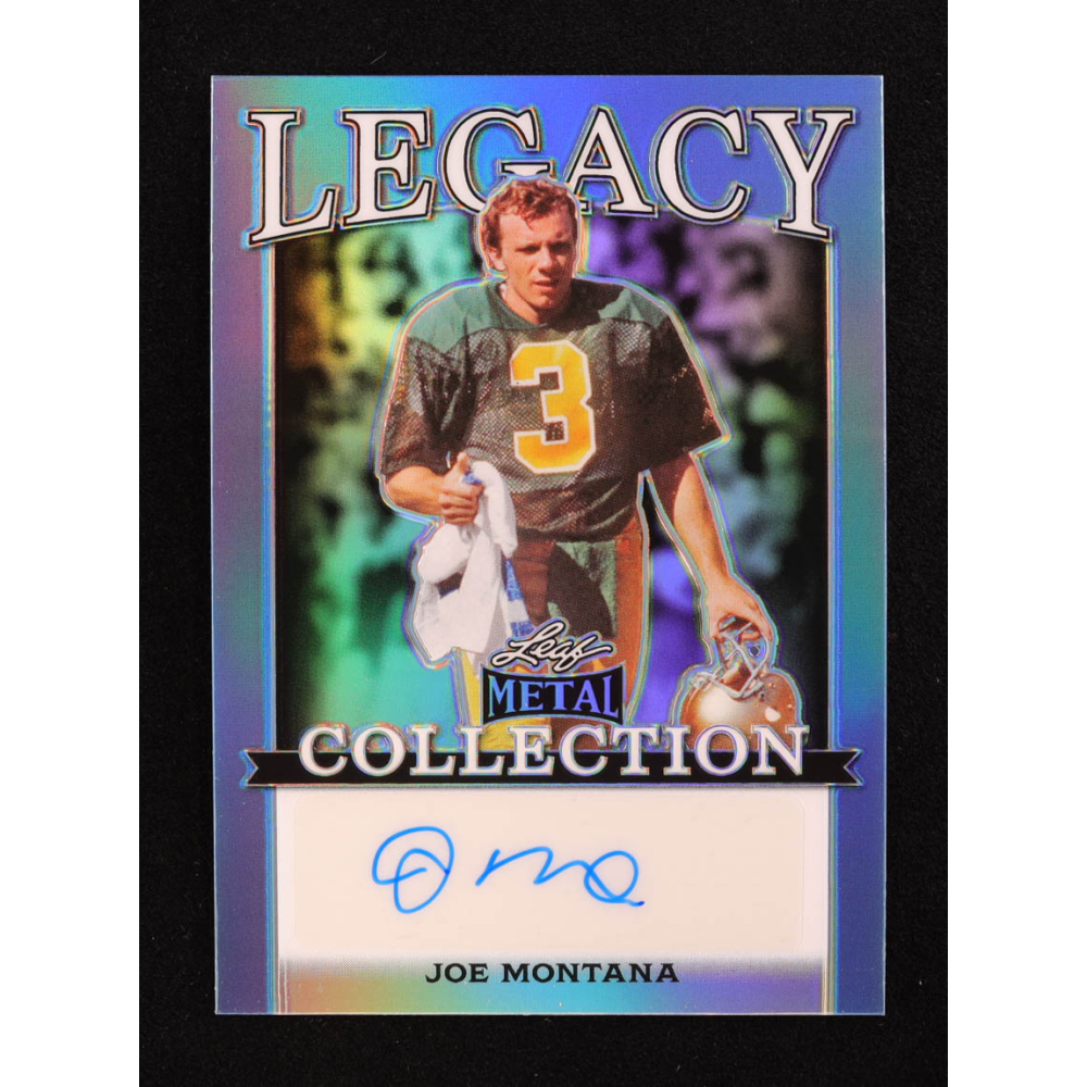 Joe Montana 2024 Leaf Legacy Collection #BA-JM3 Autograph SP Variation #5/25 at PristineAuction.com