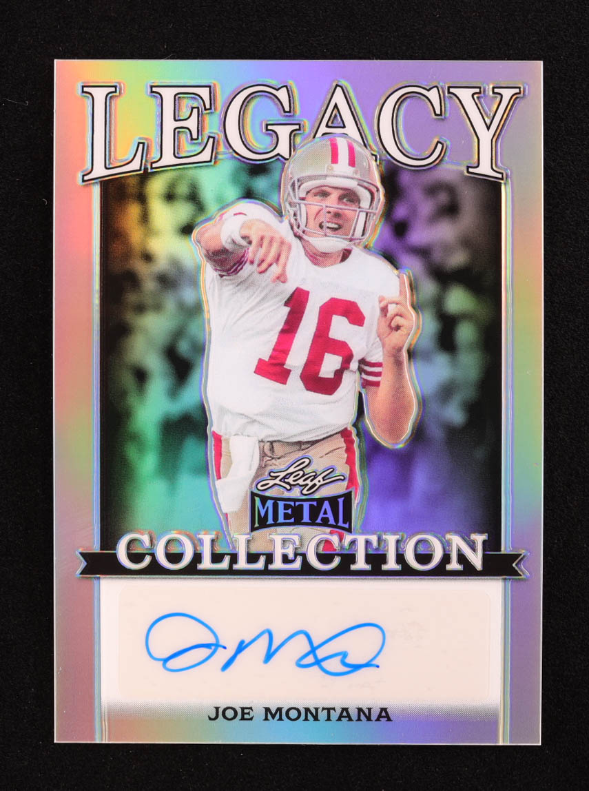 Joe Montana 2024 Leaf Legacy Collection #BA-JM2 Autograph SP Variation #29/35 at PristineAuction.com Joe Montana 2024 Leaf Legacy Collection #BA-JM2 Autograph SP Variation #29/35 at PristineAuction.com