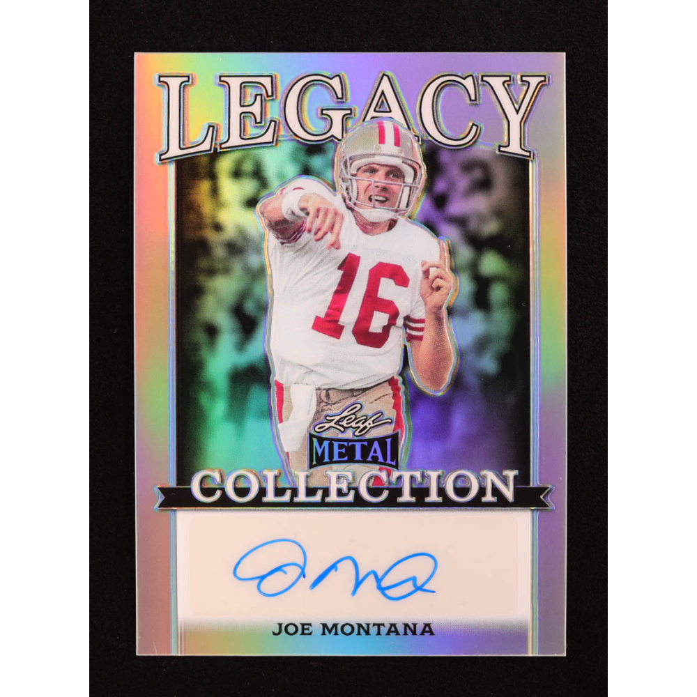 Joe Montana 2024 Leaf Legacy Collection #BA-JM2 Autograph SP Variation #5/35 at PristineAuction.com