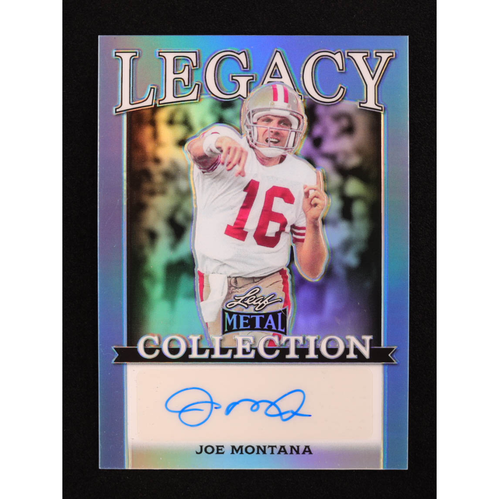 Joe Montana 2024 Leaf Legacy Collection #BA-JM2 Autograph SP Variation #3/25 at PristineAuction.com