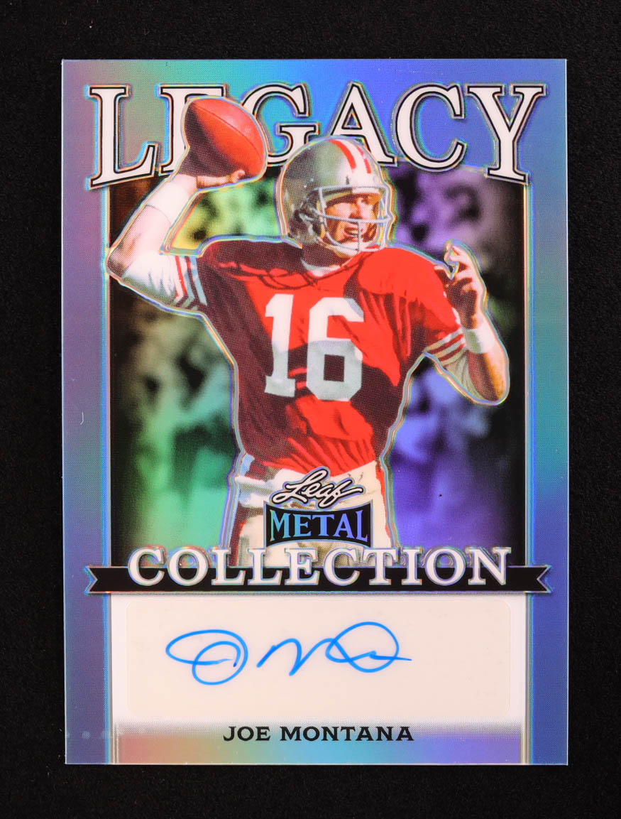Joe Montana 2024 Leaf Legacy Collection #BA-JM1 Autograph SP Variation #22/25 at PristineAuction.com Joe Montana 2024 Leaf Legacy Collection #BA-JM1 Autograph SP Variation #22/25 at PristineAuction.com
