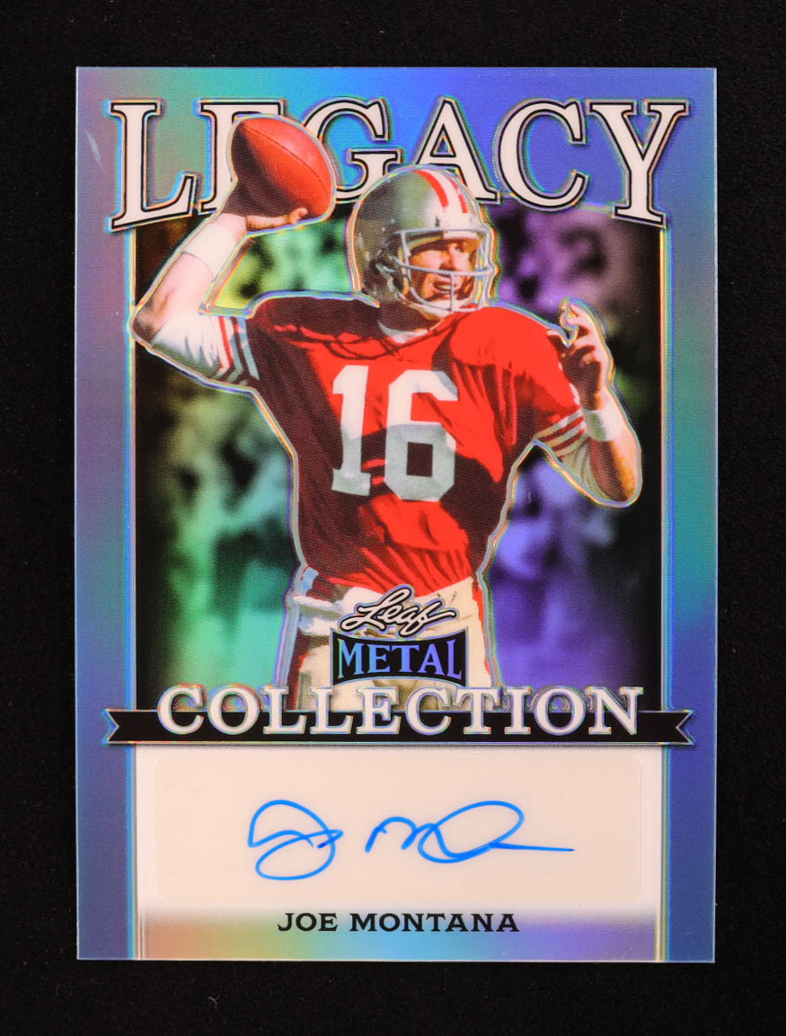 Joe Montana 2024 Leaf Legacy Collection #BA-JM1 Autograph SP Variation #15/25 at PristineAuction.com Joe Montana 2024 Leaf Legacy Collection #BA-JM1 Autograph SP Variation #15/25 at PristineAuction.com