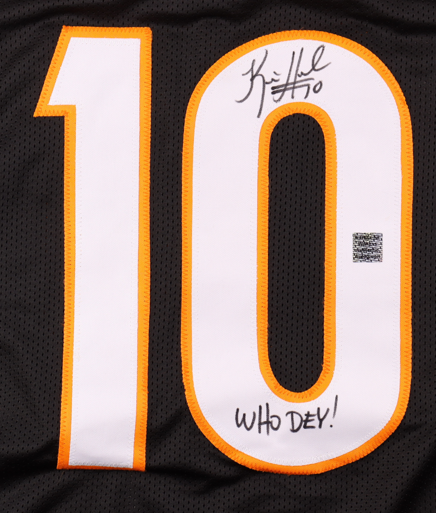 Kevin Huber Signed Jersey Inscribed "Who Dey!" (Playball Ink) at PristineAuction.com Kevin Huber Signed Jersey Inscribed "Who Dey!" (Playball Ink) at PristineAuction.com