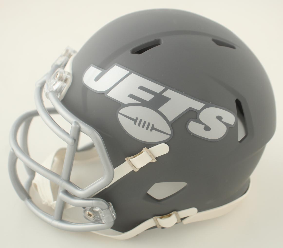 Davante Adams Signed Jets Slate Alternate Speed Mini Helmet (Beckett) at PristineAuction.com Davante Adams Signed Jets Slate Alternate Speed Mini Helmet (Beckett) at PristineAuction.com