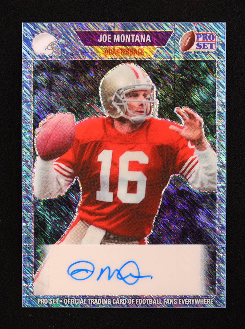 Joe Montana 2024 Leaf Legacy Collection "1989 Pro Set" #89P-JM1 Autograph SP Variation #1/1 at PristineAuction.com Joe Montana 2024 Leaf Legacy Collection "1989 Pro Set" #89P-JM1 Autograph SP Variation #1/1 at PristineAuction.com