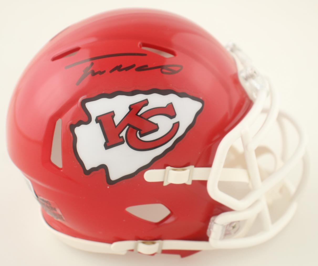 Trent McDuffie Signed Chiefs Speed Mini Helmet (Beckett) at PristineAuction.com Trent McDuffie Signed Chiefs Speed Mini Helmet (Beckett) at PristineAuction.com