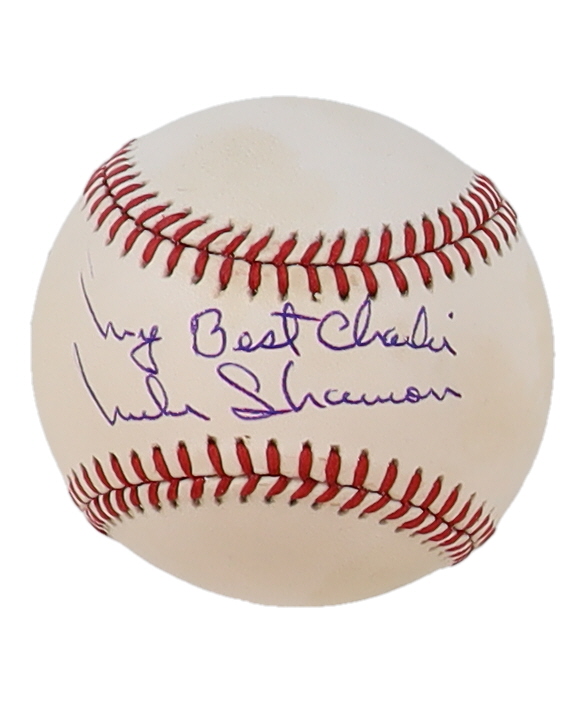 Mike Shannon Signed ONL Baseball Inscribed "My Best" (Beckett) at PristineAuction.com Mike Shannon Signed ONL Baseball Inscribed "My Best" (Beckett) at PristineAuction.com