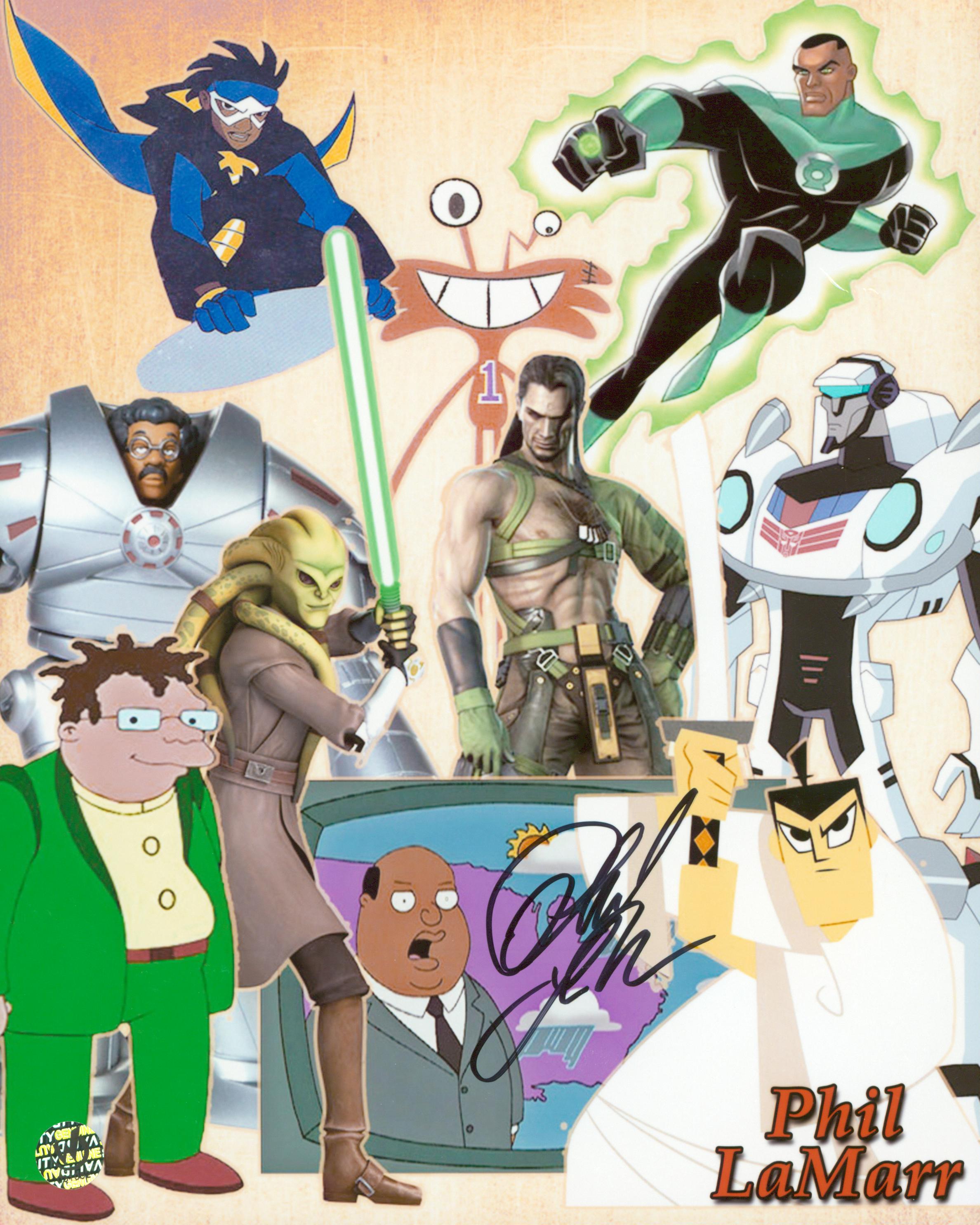 Phil LaMarr Signed 8x10 Photo (Wizard World) at PristineAuction.com Phil LaMarr Signed 8x10 Photo (Wizard World) at PristineAuction.com