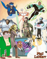 Phil LaMarr Signed 8x10 Photo (Wizard World) at PristineAuction.com