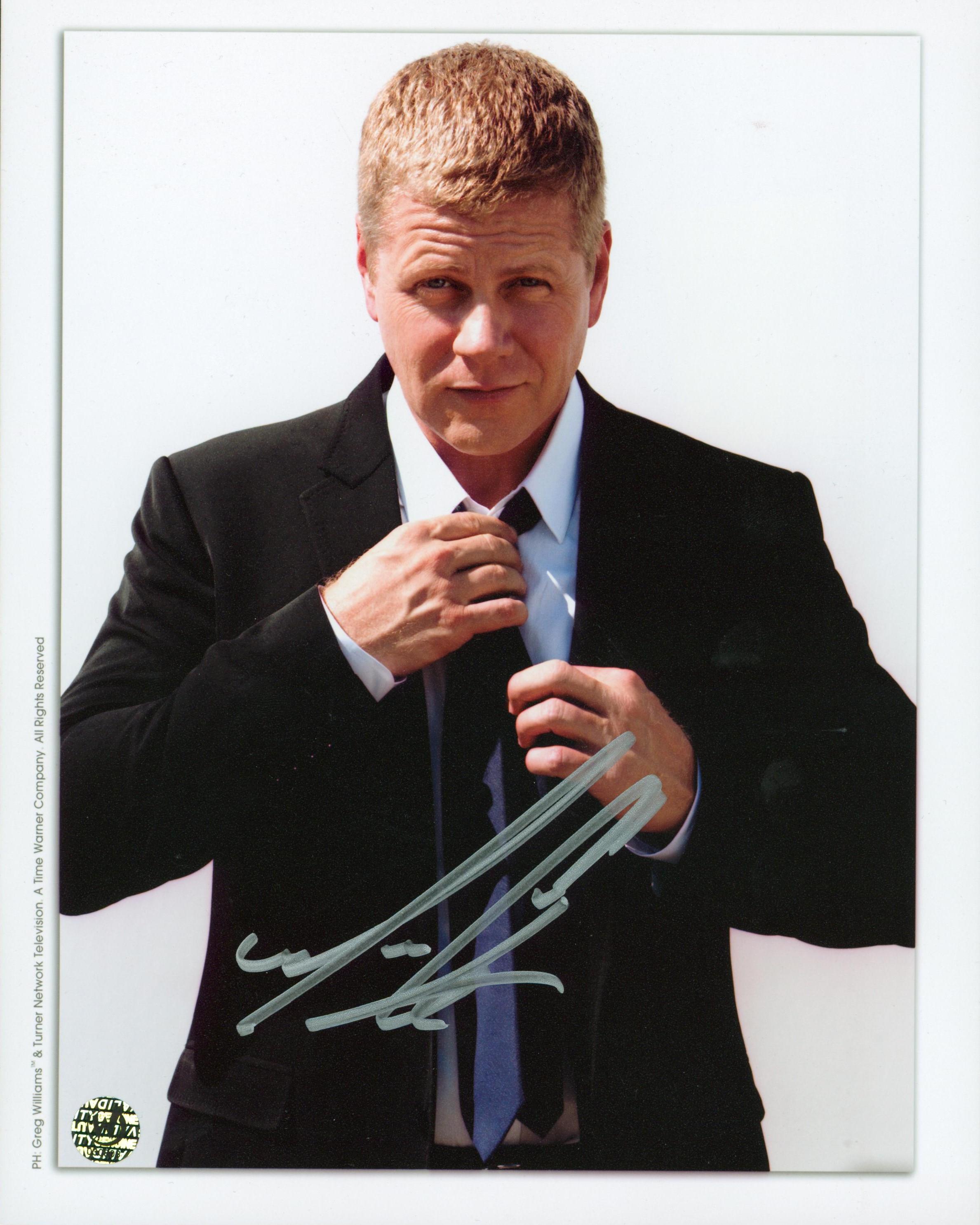 Michael Cudlitz Signed "Southland" 8x10 Photo (Wizard World) at PristineAuction.com Michael Cudlitz Signed "Southland" 8x10 Photo (Wizard World) at PristineAuction.com