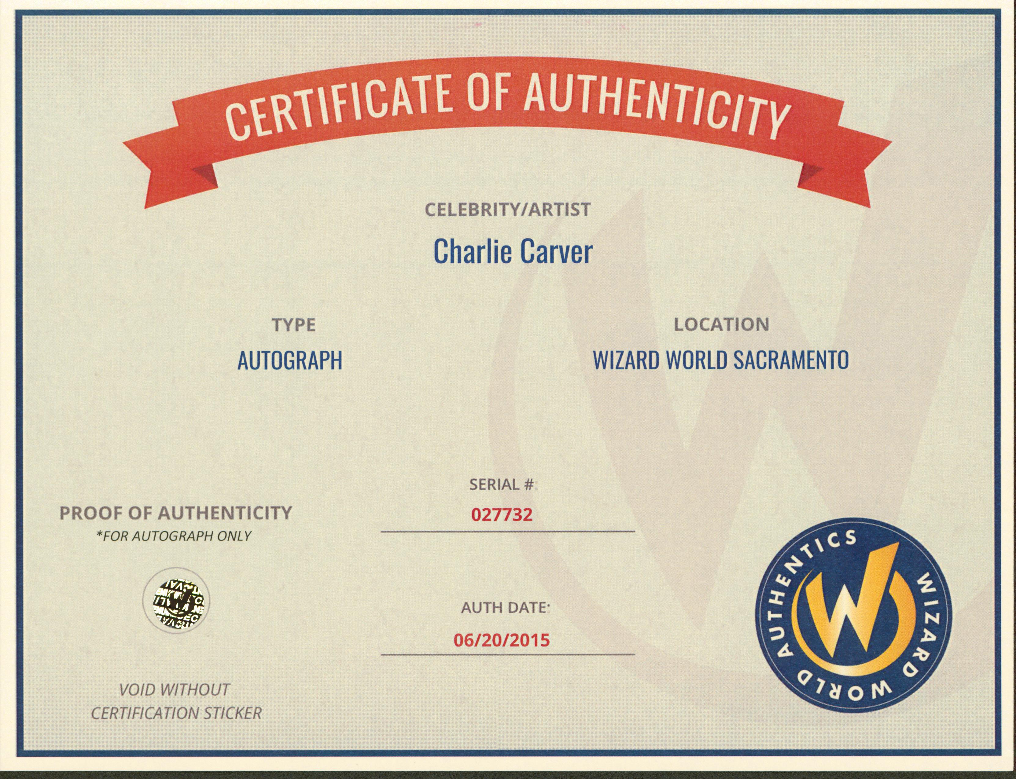 Charlie Carver Signed "Teen Wolf" 8x10 Photo (Wizard World) at PristineAuction.com Charlie Carver Signed "Teen Wolf" 8x10 Photo (Wizard World) at PristineAuction.com