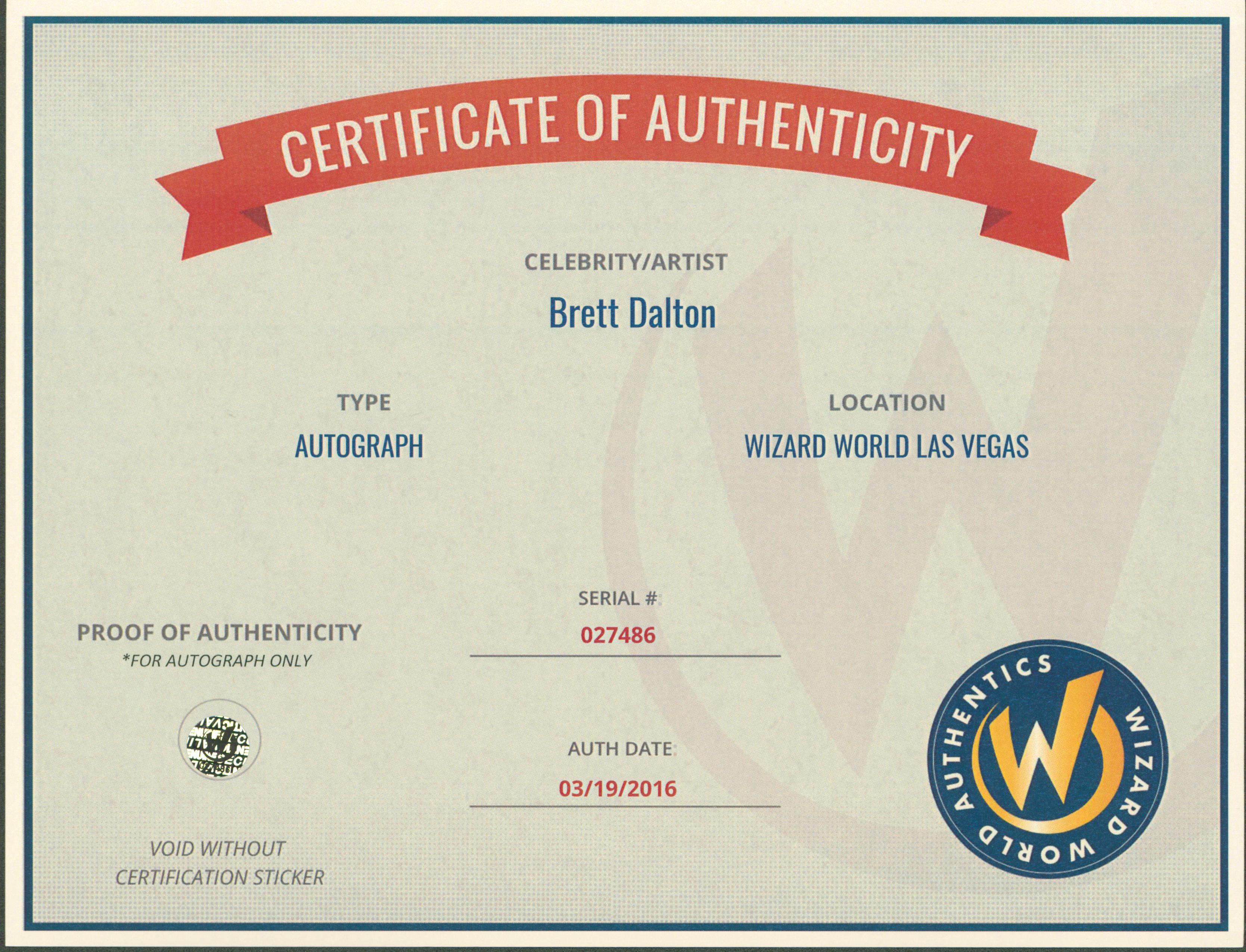 Brett Dalton Signed "Marvel's: Agents of S.H.I.E.L.D." 8x10 Photo (Wizard World) at PristineAuction.com Brett Dalton Signed "Marvel's: Agents of S.H.I.E.L.D." 8x10 Photo (Wizard World) at PristineAuction.com