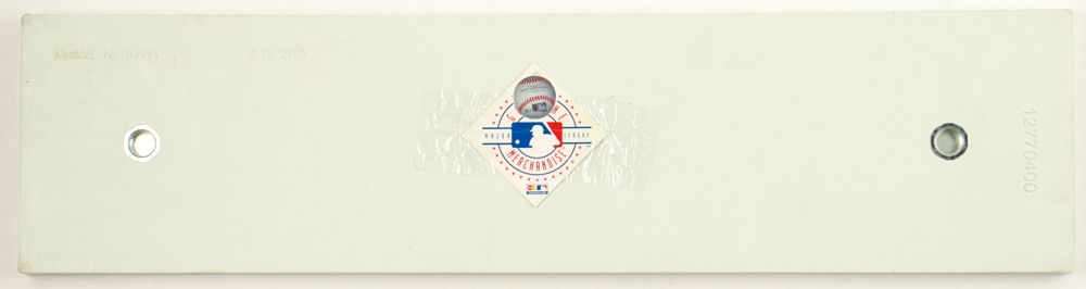 Greg Maddux Signed Braves Logo Pitching Rubber Inscribed "3371 K's", "355 W's" & "HOF 14" (Beckett) at PristineAuction.com Greg Maddux Signed Braves Logo Pitching Rubber Inscribed "3371 K's", "355 W's" & "HOF 14" (Beckett) at PristineAuction.com