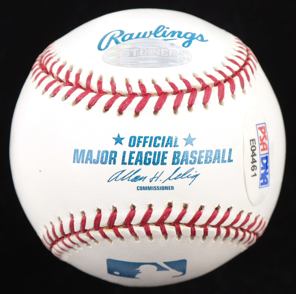 Balle De Baseball 100e OML MLB Signée Jim Abbott - New York Yankees - Avec Authentification Steiner