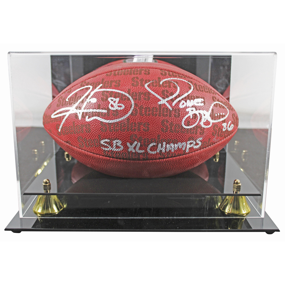 Jerome Bettis & Hines Ward Signed Official NFL 