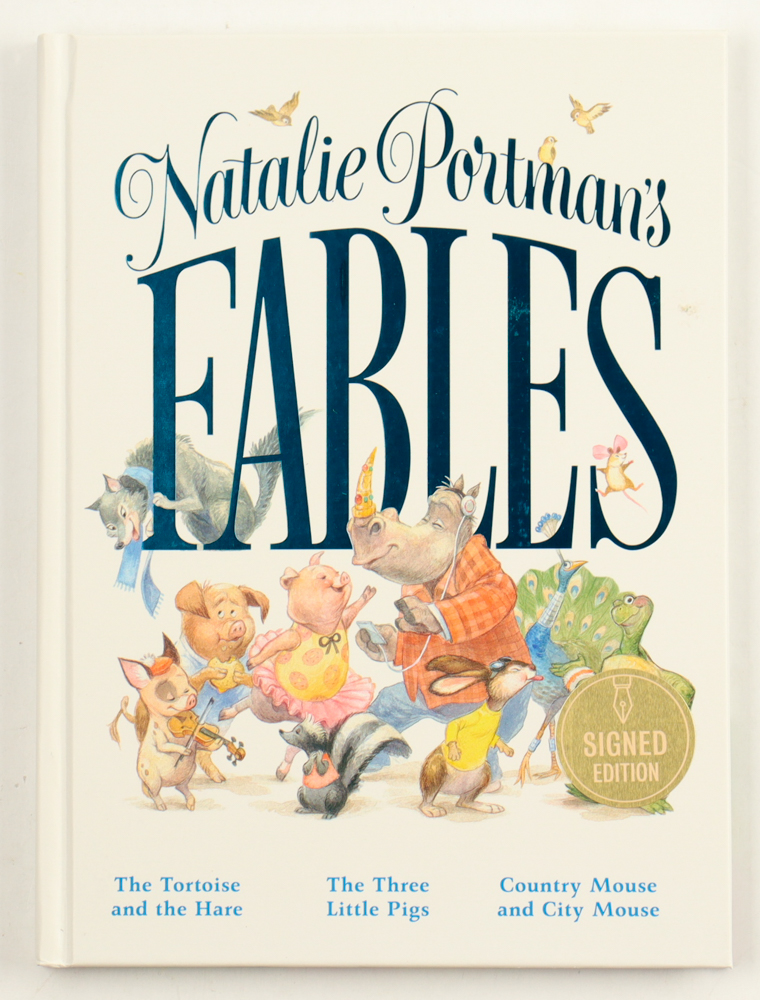 Natalie Portman Signed "Fables" Hardcover Book (ACOA) at PristineAuction.com Natalie Portman Signed "Fables" Hardcover Book (ACOA) at PristineAuction.com