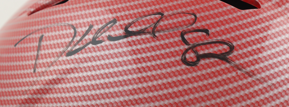 Dante Hall Signed Full-Size Authentic On-Field Hydro-Dipped Helmet (Beckett) at PristineAuction.com Dante Hall Signed Full-Size Authentic On-Field Hydro-Dipped Helmet (Beckett) at PristineAuction.com