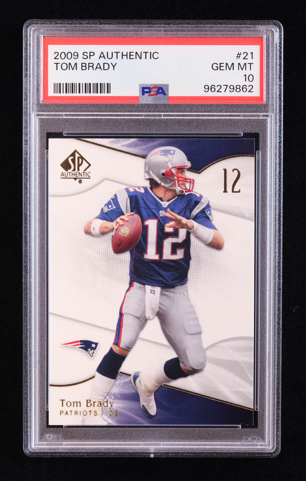Tom Brady 2009 SP Authentic #21 (PSA 10) at PristineAuction.com Tom Brady 2009 SP Authentic #21 (PSA 10) at PristineAuction.com