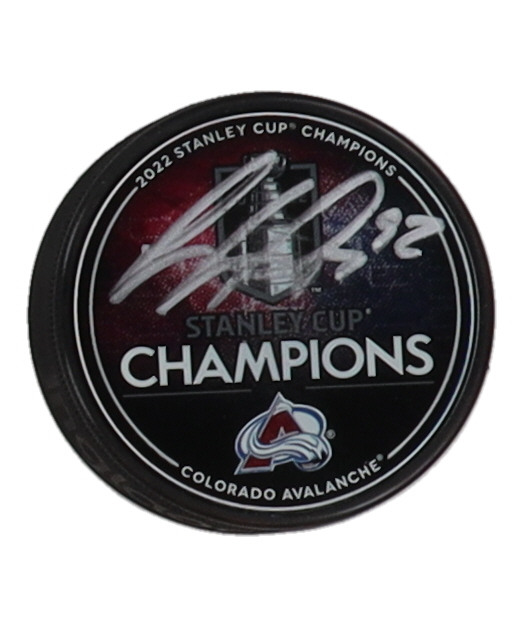 Gabriel Landeskog Signed Avalanche Logo Hockey Puck (Fanatics) at PristineAuction.com Gabriel Landeskog Signed Avalanche Logo Hockey Puck (Fanatics) at PristineAuction.com