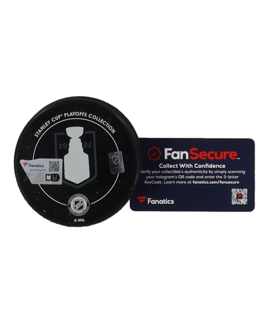 Gabriel Landeskog Signed Avalanche Logo Hockey Puck Inscribed "2022 SC Champs" (Fanatics) at PristineAuction.com Gabriel Landeskog Signed Avalanche Logo Hockey Puck Inscribed "2022 SC Champs" (Fanatics) at PristineAuction.com