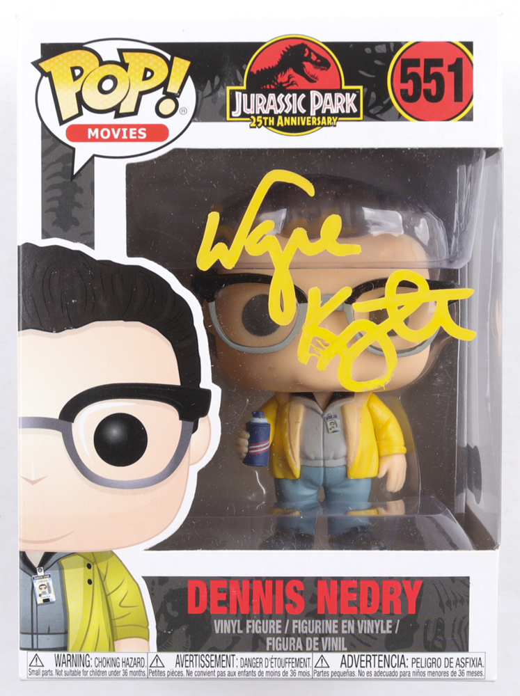 Wayne Knight Signed "Jurassic Park" #551 Dennis Nedry Funko Pop! Vinyl Figure (Beckett) at PristineAuction.com Wayne Knight Signed "Jurassic Park" #551 Dennis Nedry Funko Pop! Vinyl Figure (Beckett) at PristineAuction.com