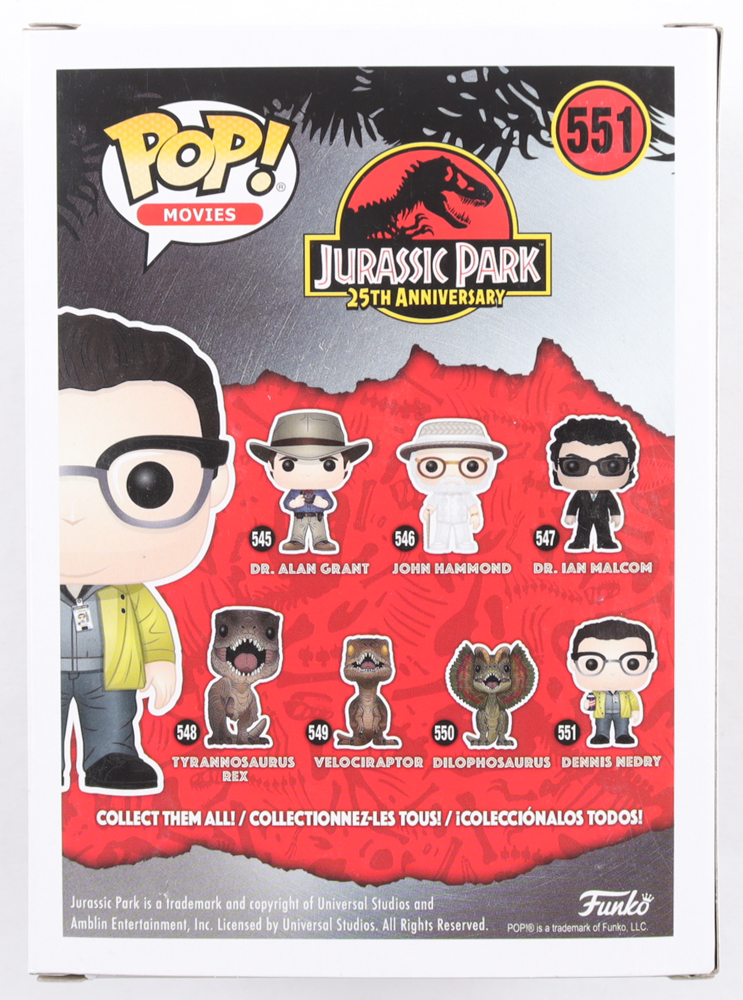 Wayne Knight Signed "Jurassic Park" #551 Dennis Nedry Funko Pop! Vinyl Figure (Beckett) at PristineAuction.com Wayne Knight Signed "Jurassic Park" #551 Dennis Nedry Funko Pop! Vinyl Figure (Beckett) at PristineAuction.com