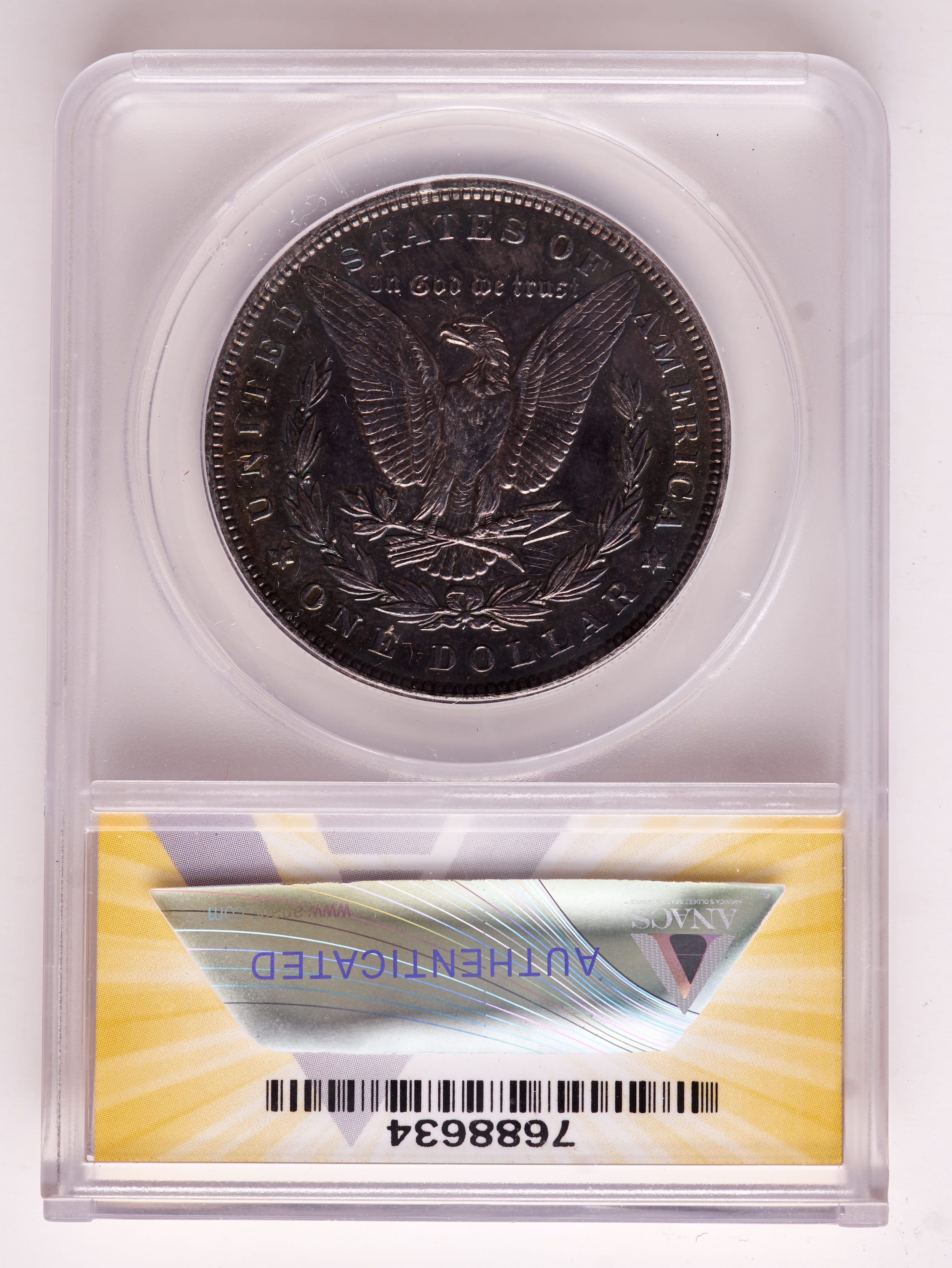 1889 Morgan Silver Dollar (ANACS AU50 Details) at PristineAuction.com 1889 Morgan Silver Dollar (ANACS AU50 Details) at PristineAuction.com