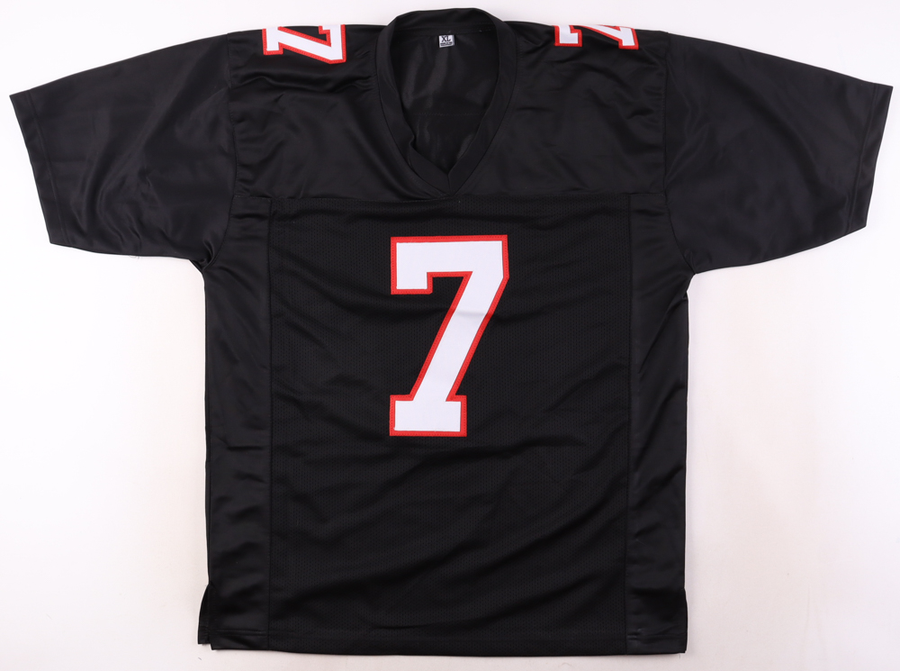 Michael Vick Signed Jersey Inscribed "2001 #1 Pick" & "4x Pro Bowl" (JSA) at PristineAuction.com Michael Vick Signed Jersey Inscribed "2001 #1 Pick" & "4x Pro Bowl" (JSA) at PristineAuction.com