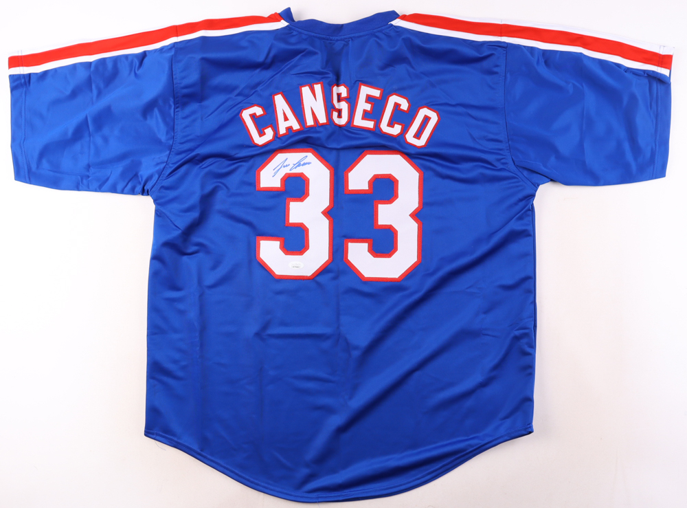 Jose Canseco Signed Jersey (JSA) at PristineAuction.com Jose Canseco Signed Jersey (JSA) at PristineAuction.com