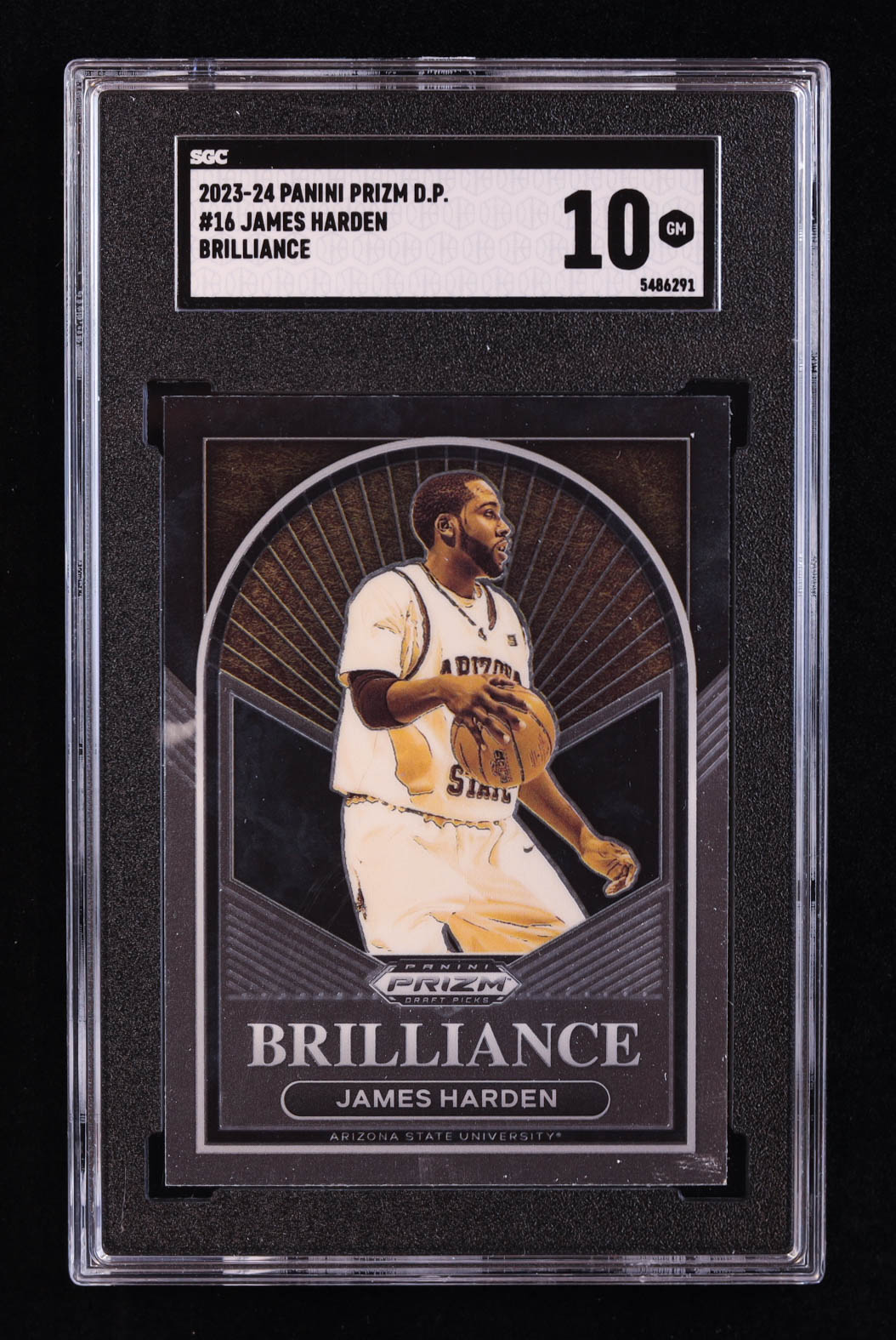 James Harden 2023 Panini Prizm Draft Picks Brilliance #16 (SGC 10) at PristineAuction.com James Harden 2023 Panini Prizm Draft Picks Brilliance #16 (SGC 10) at PristineAuction.com