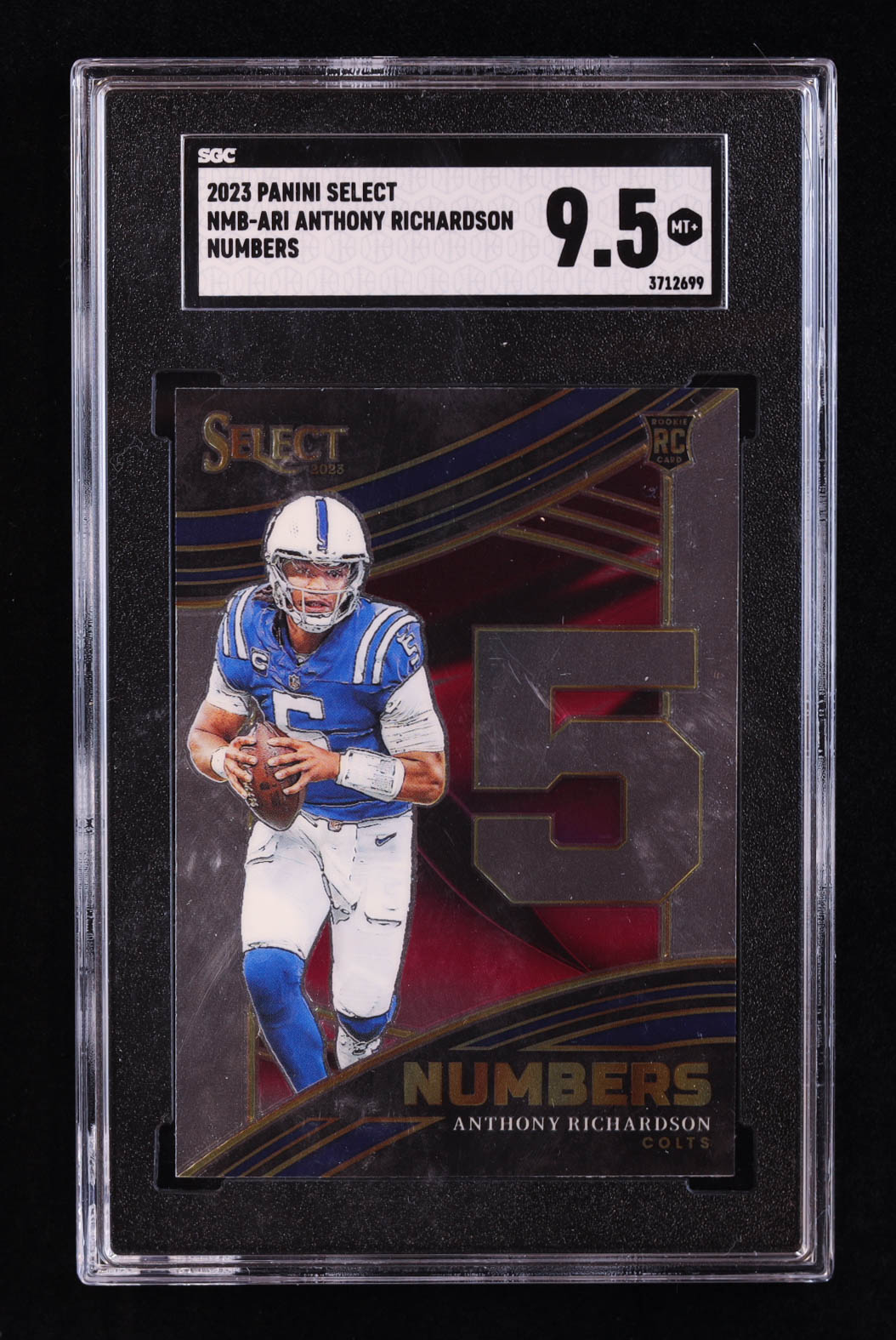 Anthony Richardson 2023 Select Select Numbers #2 RC (SGC 9.5) at PristineAuction.com Anthony Richardson 2023 Select Select Numbers #2 RC (SGC 9.5) at PristineAuction.com