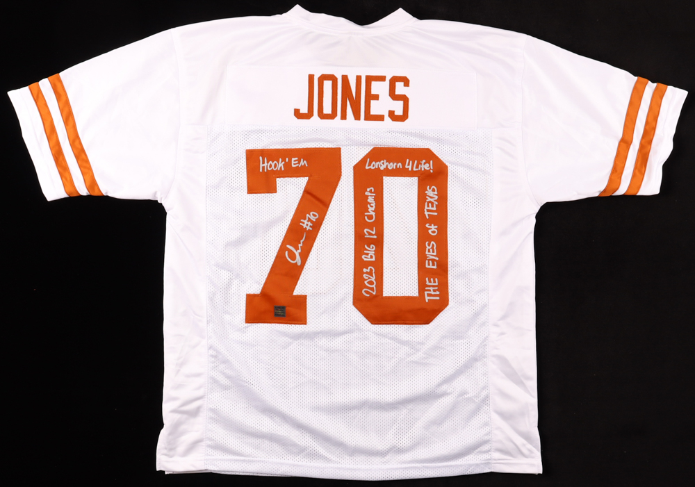 Christian Jones Signed Jersey With Multiple Inscriptions (Playball Ink) at PristineAuction.com Christian Jones Signed Jersey With Multiple Inscriptions (Playball Ink) at PristineAuction.com