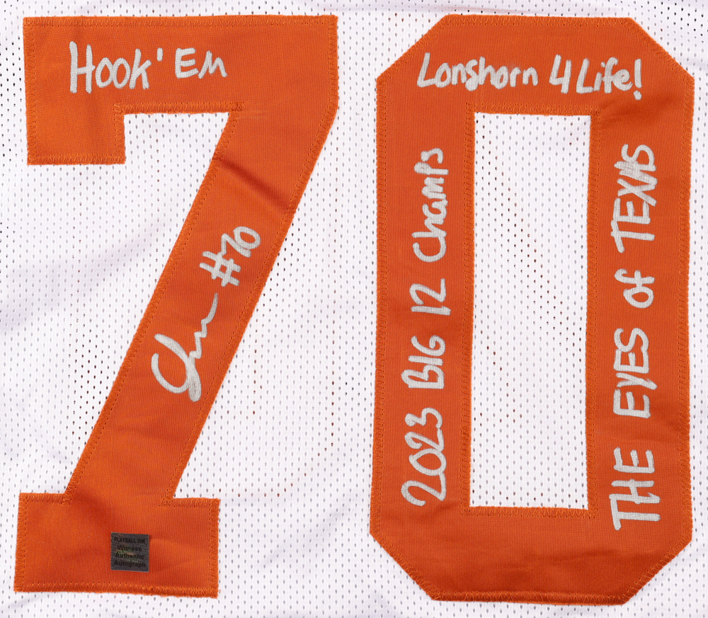 Christian Jones Signed Jersey With Multiple Inscriptions (Playball Ink) at PristineAuction.com Christian Jones Signed Jersey With Multiple Inscriptions (Playball Ink) at PristineAuction.com