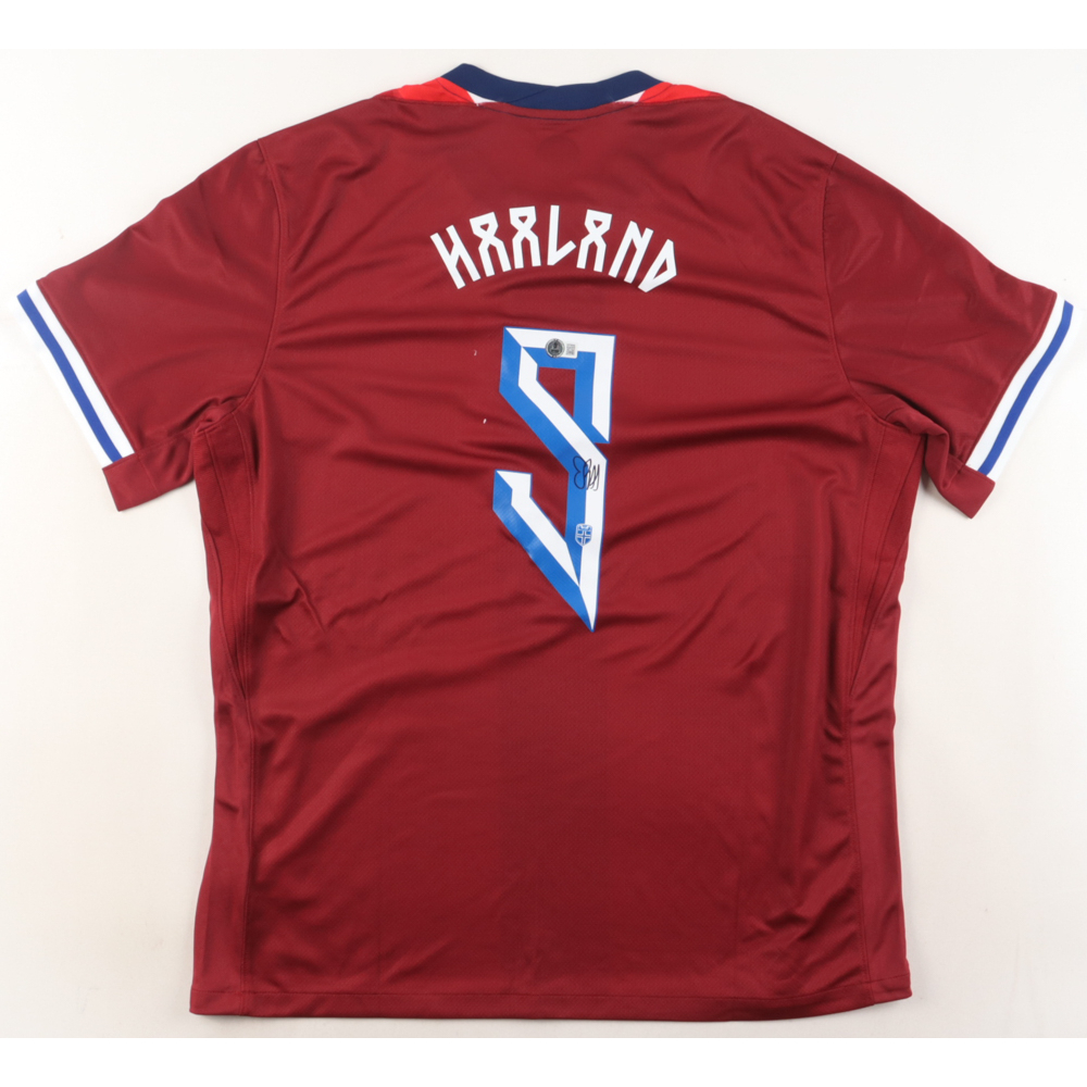 Erling Haaland Signed Norway Jersey (Beckett) | Pristine Auction