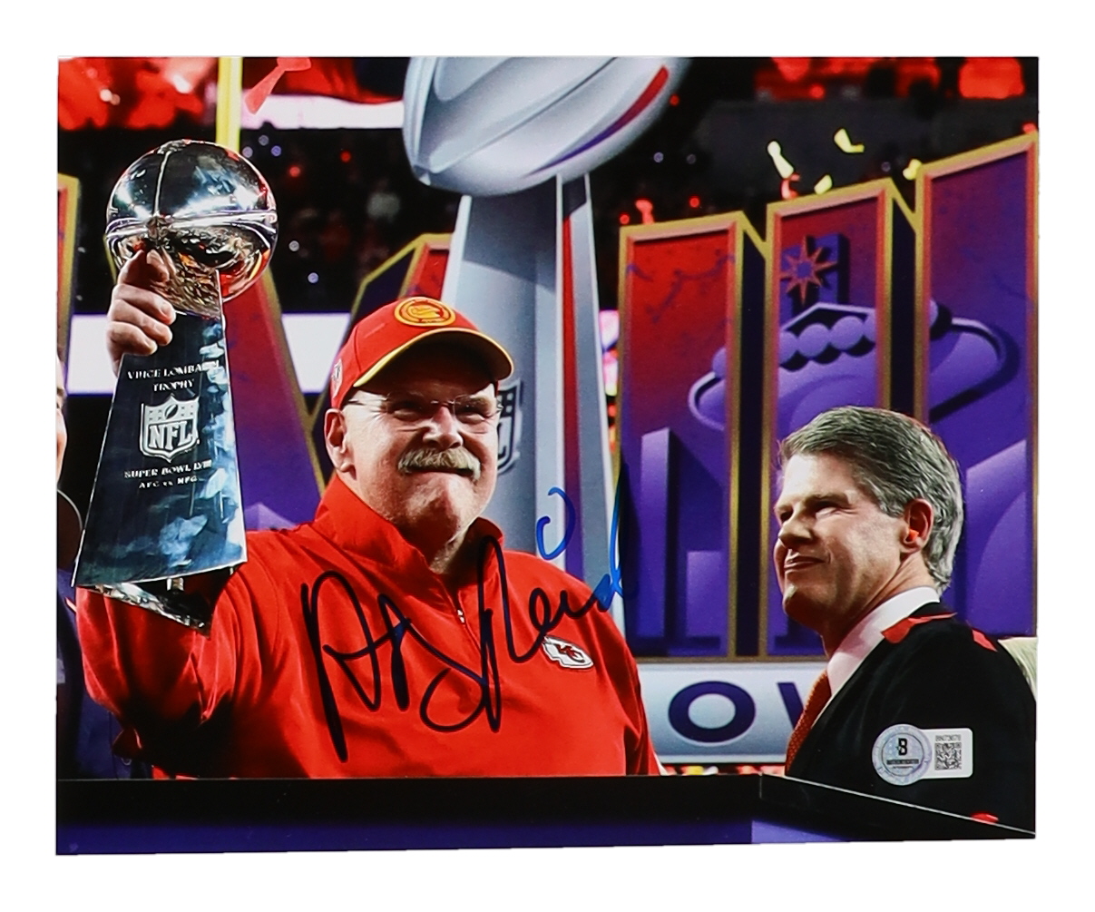 Andy Reid Signed Chiefs 8x10 Photo (Beckett) at PristineAuction.com Andy Reid Signed Chiefs 8x10 Photo (Beckett) at PristineAuction.com